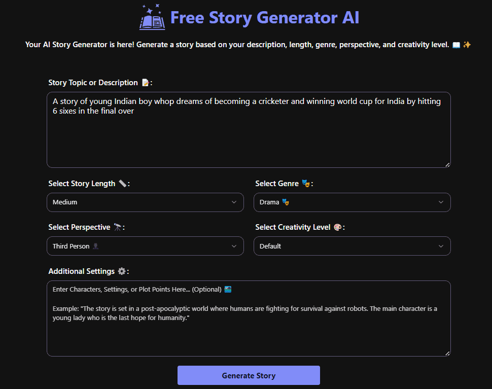 AI Story Generator