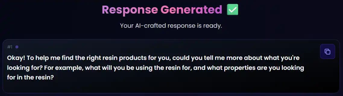 AI Response Generator | AI Reply Generator | Text Response Generator | AI Text Reply Generator