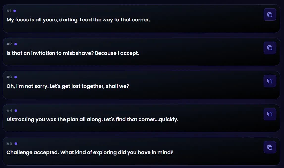 Enhanced Rizz Reply Generator with trendy tones and image upload